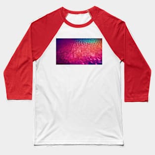 Mesmerizing 3D Geometric Diamond Pattern Baseball T-Shirt